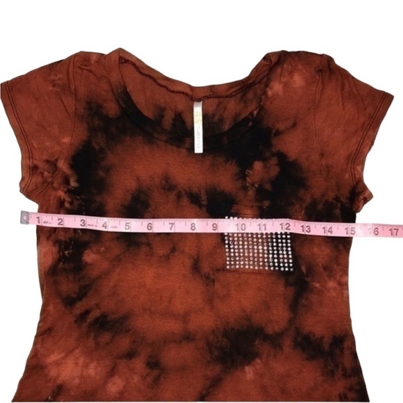 Custom Bleached OCASION Bling Top - Picture 4 of 6